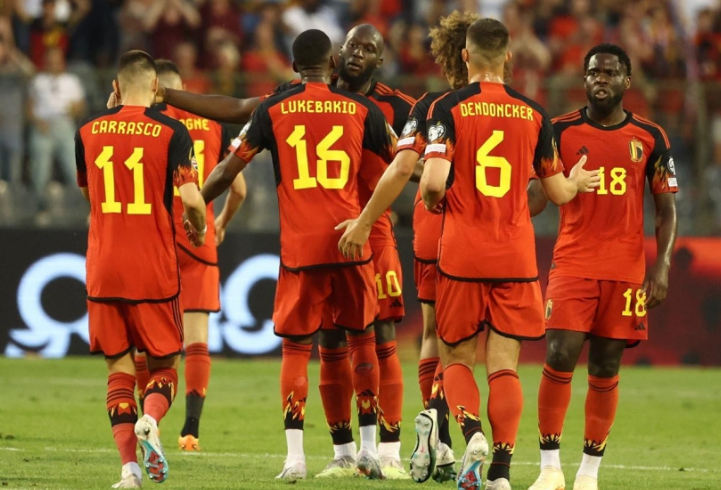 ĐT Bỉ hòa 1-1 trước Áo trên sân nhà ở lượt đấu thứ 2. Ảnh: Getty.