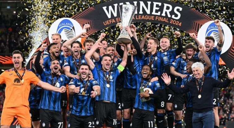 Atalanta trở thành đội bóng Italia đầu tiên vô địch cúp C2. Ảnh: UEFA