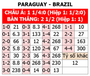 Paraguay vs Brazil