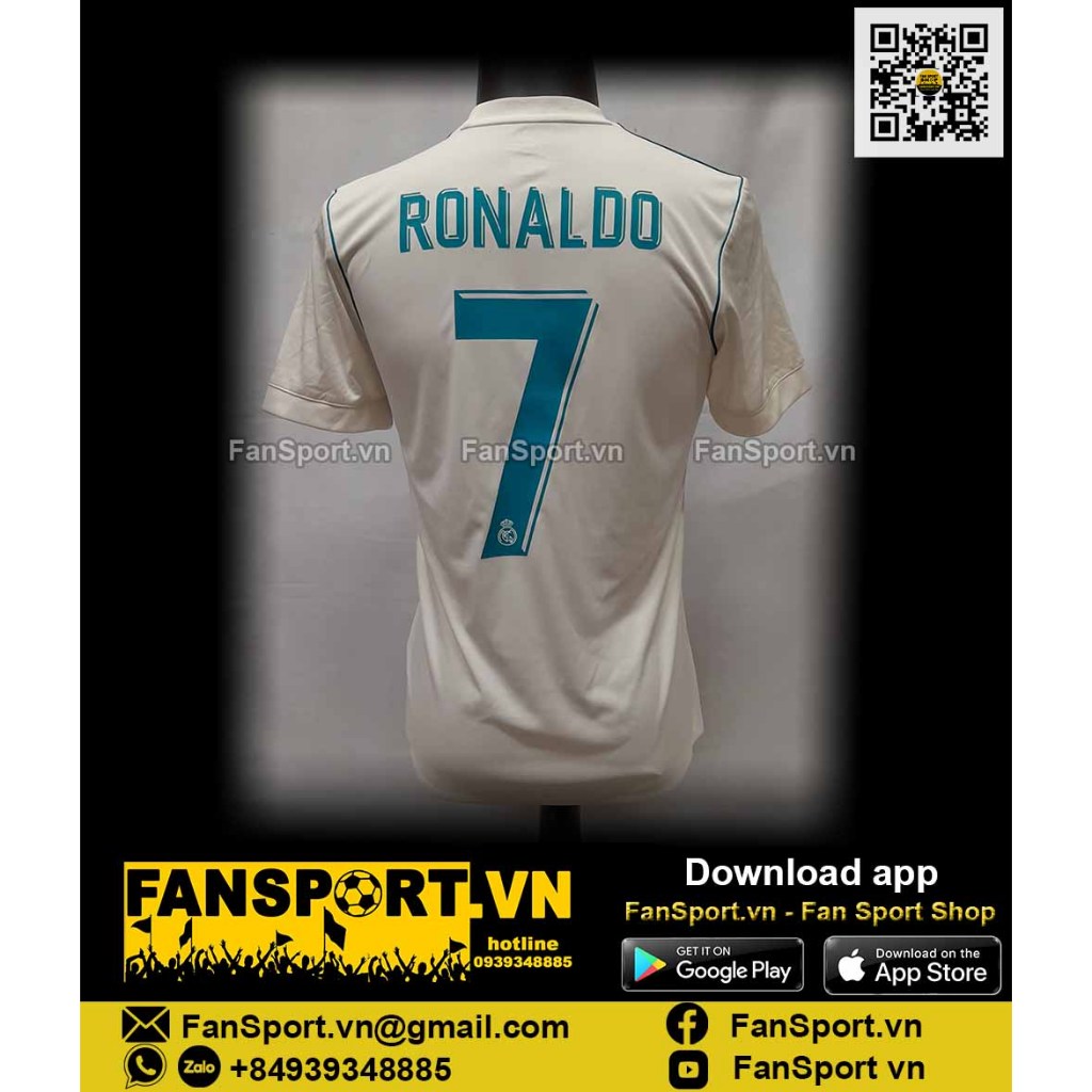 Mua áo Real Madrid 2018 Ronaldo ở đâu uy tín chất lượng?