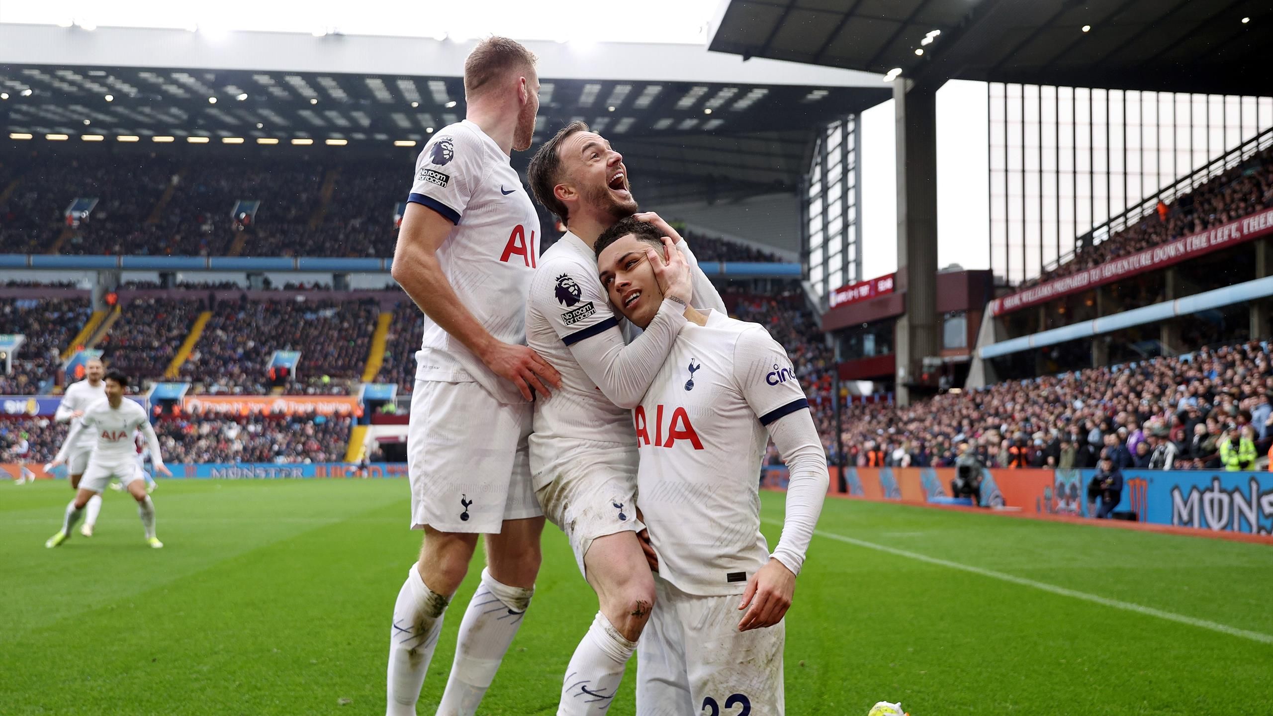 aston villa đấu với tottenham Tottenham đánh bại Aston Villa 4-0