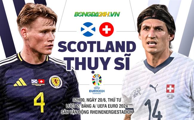 Nhận định bóng đá Scotland vs Thụy Sĩ, 02h00 ngày 20/6