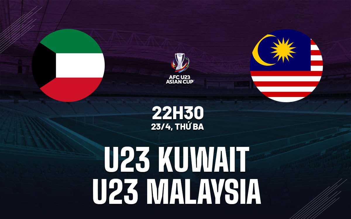 Nhận định bóng đá U23 Kuwait vs U23 Malaysia, 22h30 ngày 23/4